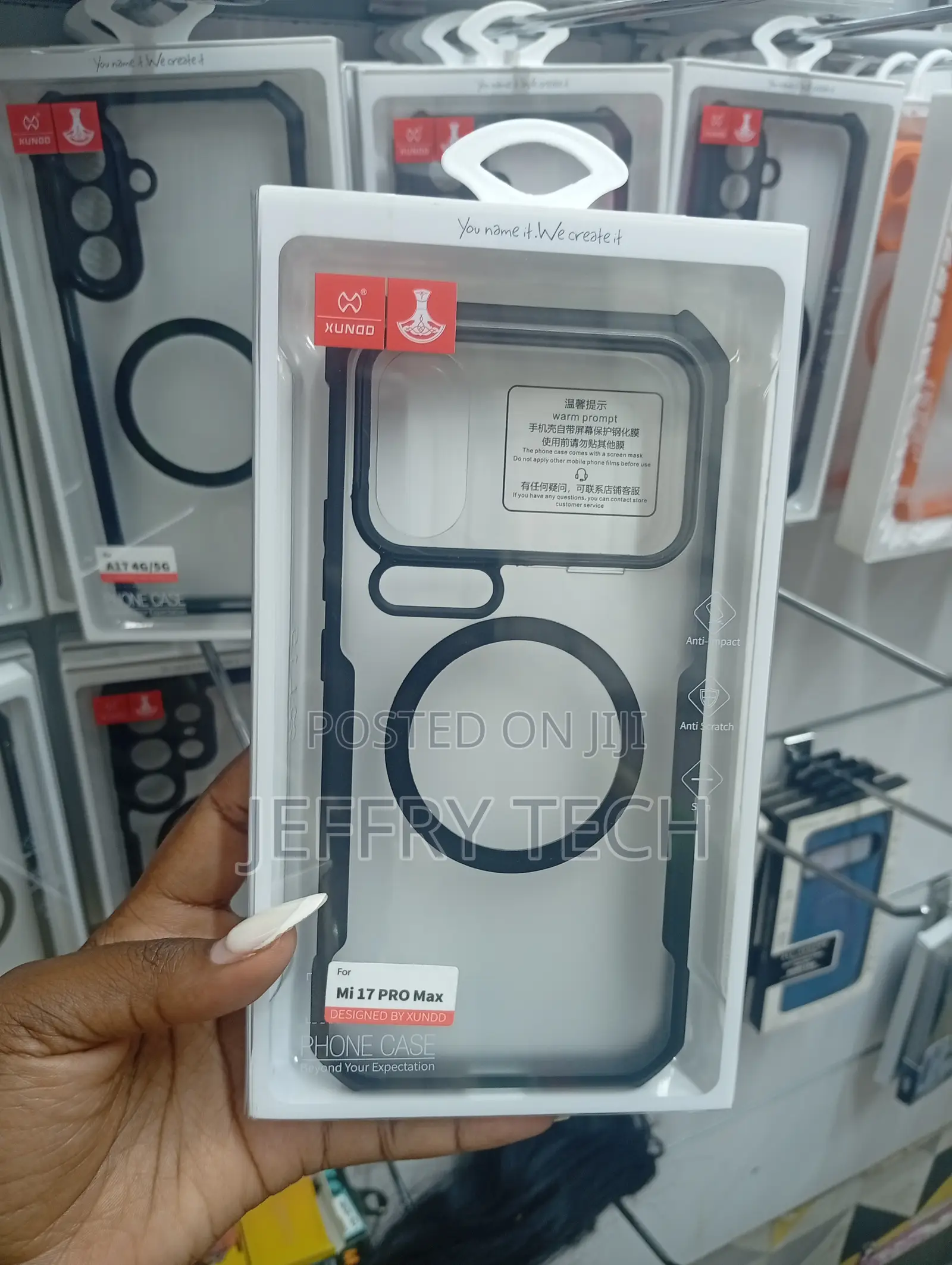 Mi 17 Pro Max Built-in Airbag Technology Case