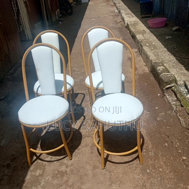 Modish White Chairs - main view