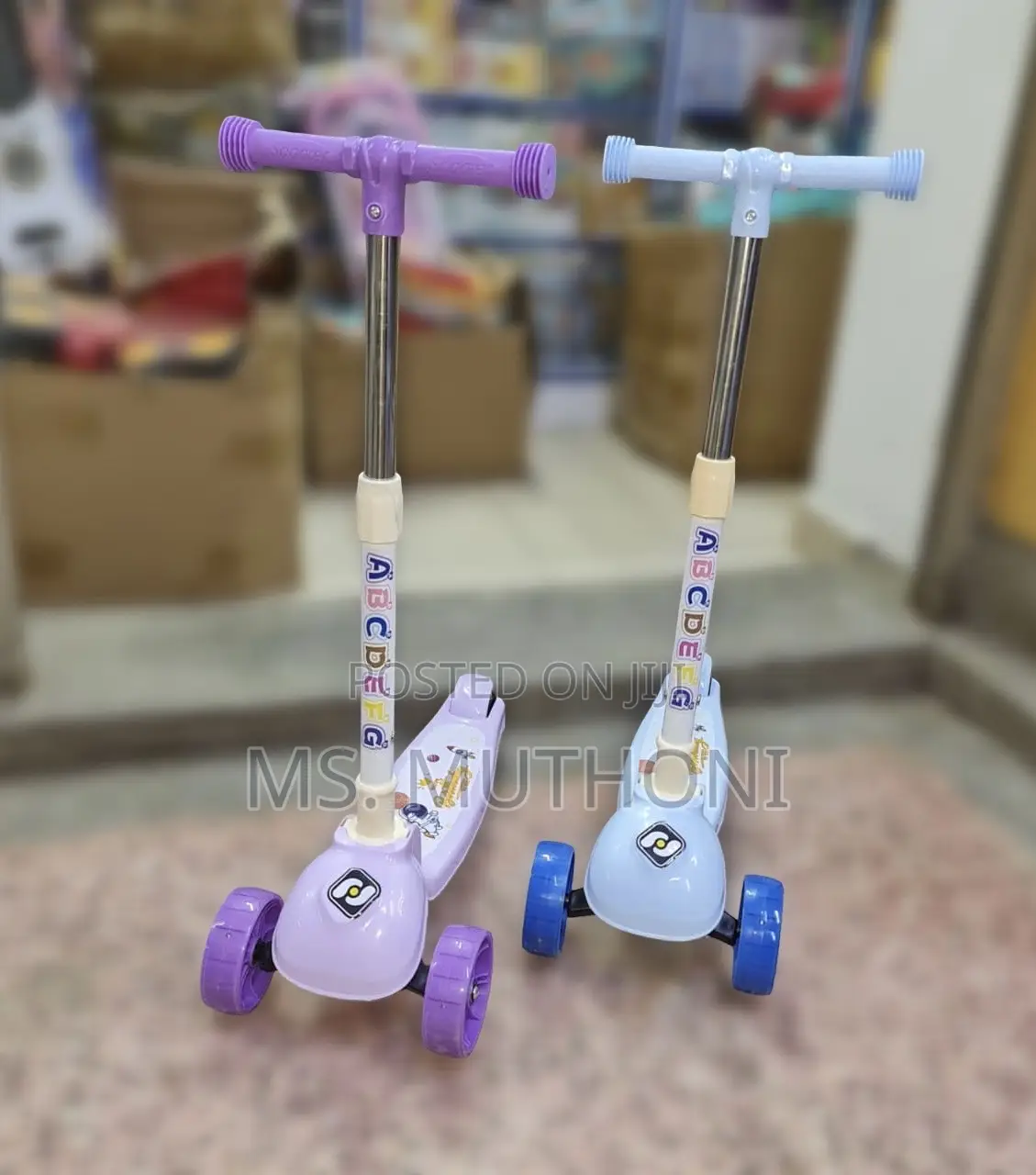 2-in-1 Adjustable Scooters for Kids