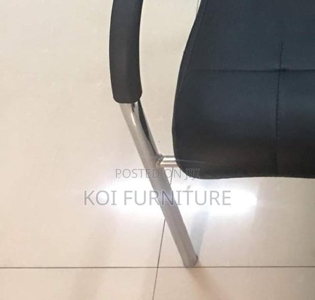 Office Chairs; Model PDX Armed Black Metallic Office Catallina Chairs - thumbnail 4