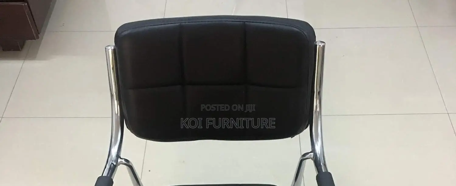 Office Chairs; Model PDX Armed Black Metallic Office Catallina Chairs