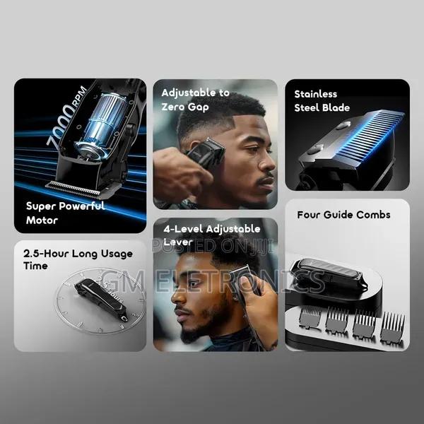 Original Oraimo Easycut Super Powerful Adjustable Hair Clipper. - thumbnail 2