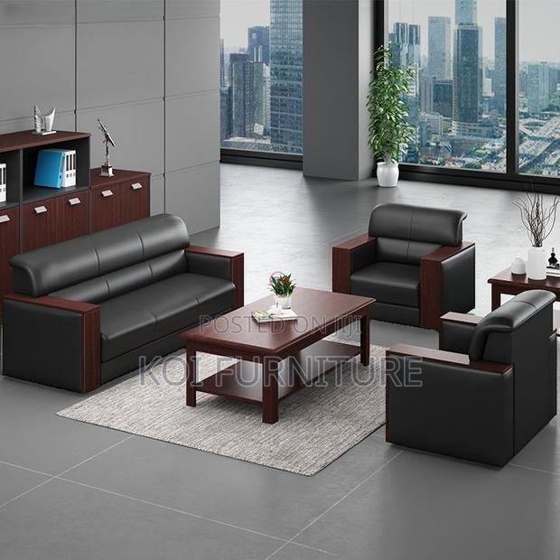 Office Sofa; Lumina 5-Seater Executive Reception Sofa Set
