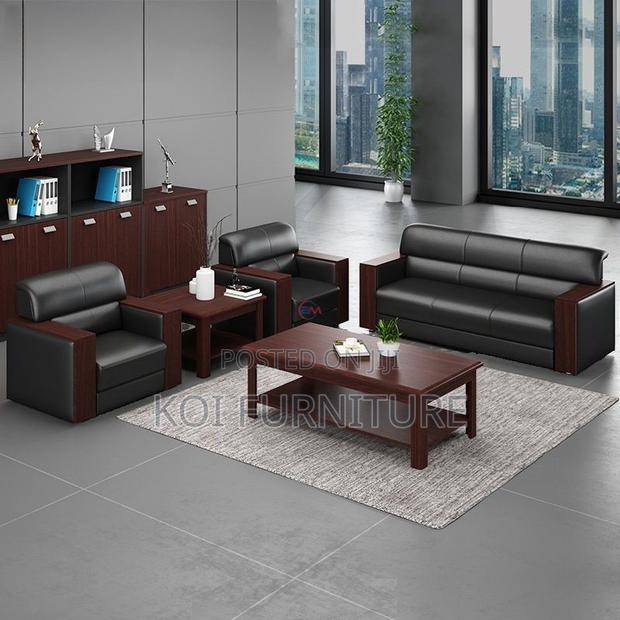 Office Sofa; Lumina 5-Seater Executive Reception Sofa Set - thumbnail 2