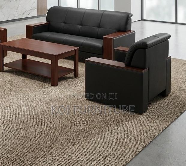 Office Sofa; Lumina 5-Seater Executive Reception Sofa Set - thumbnail 4