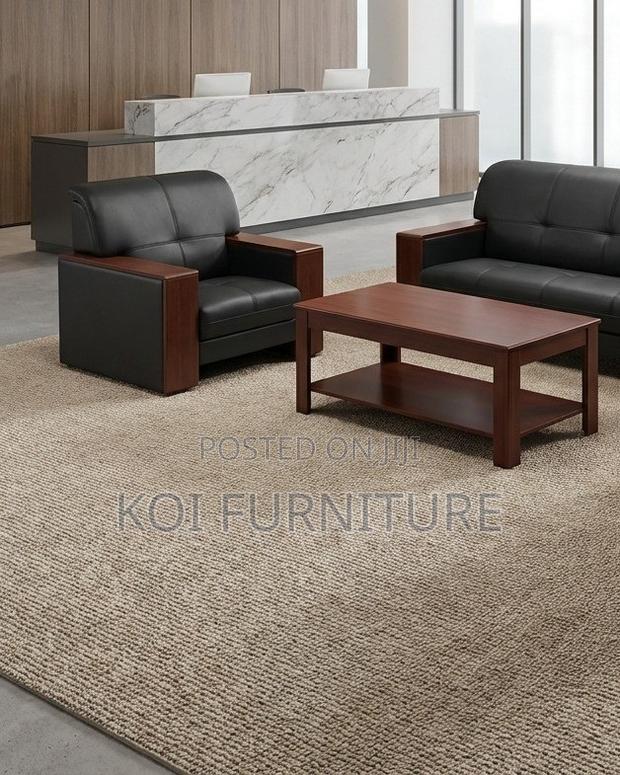 Office Sofa; Lumina 5-Seater Executive Reception Sofa Set - thumbnail 5