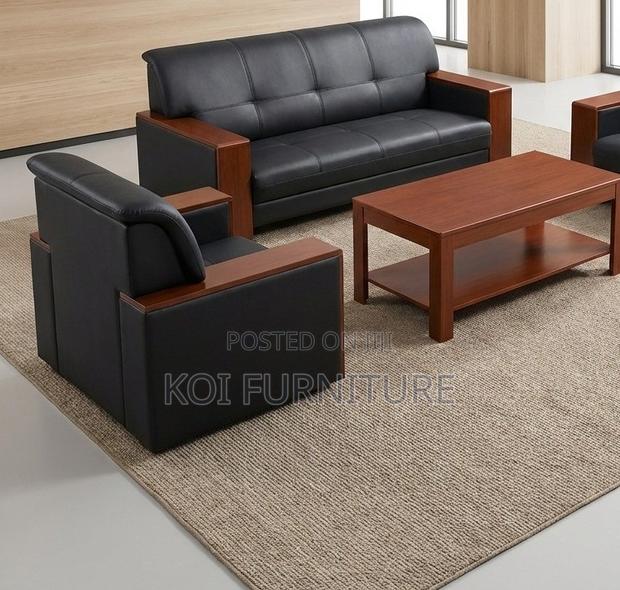 Office Sofa; Lumina 5-Seater Executive Reception Sofa Set - thumbnail 6