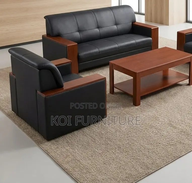 Office Sofa; Lumina 5-Seater Executive Reception Sofa Set