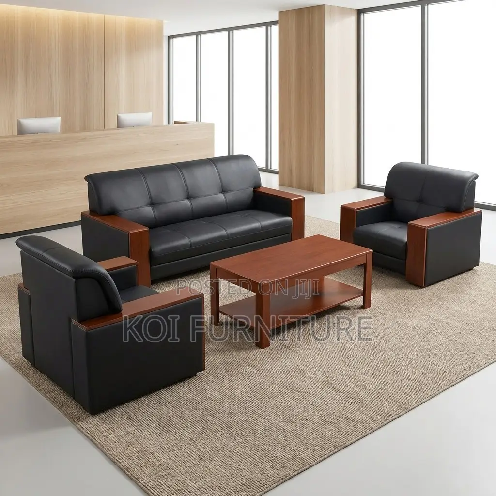 Office Sofa; Lumina 5-Seater Executive Reception Sofa Set
