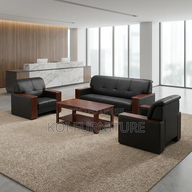 Office Sofa; Lumina 5-Seater Executive Reception Sofa Set - thumbnail 9