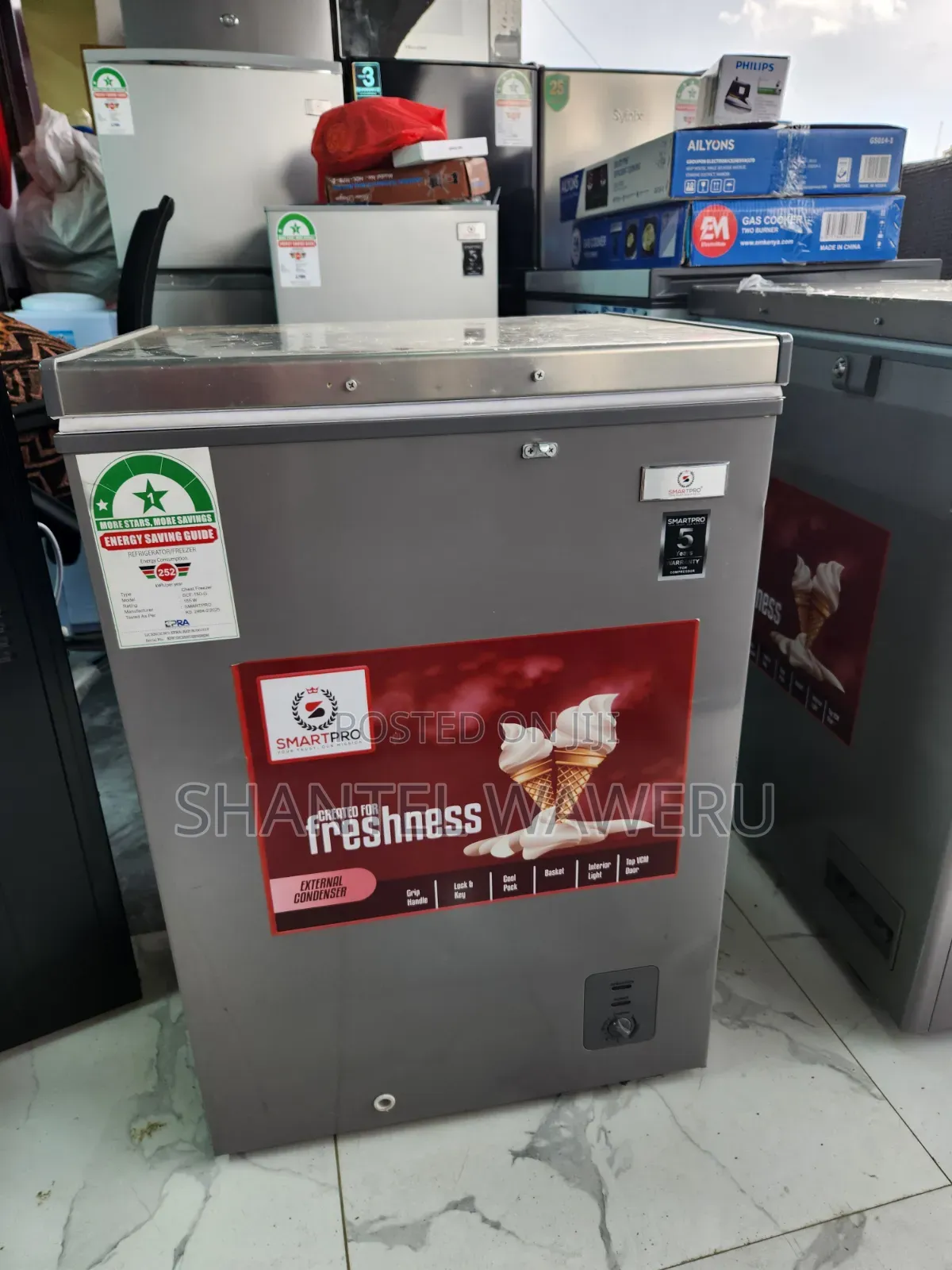 120litres Deep Freezer/ Smartpro