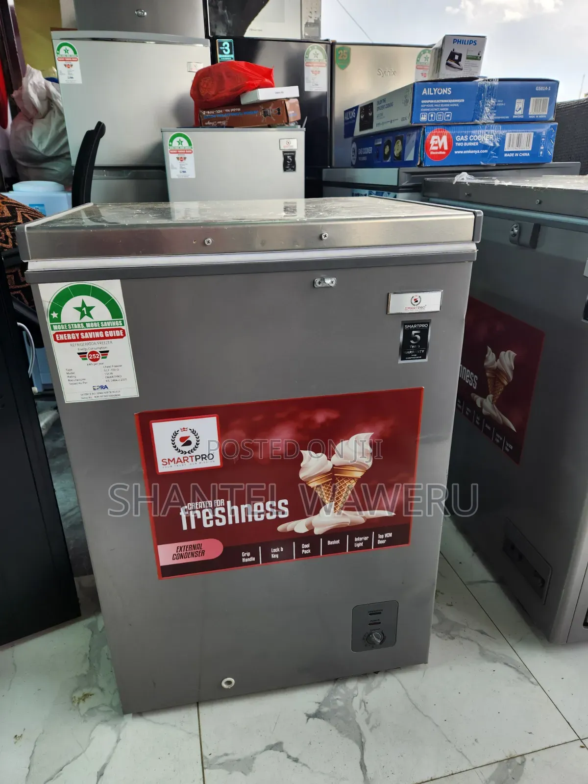 120litres Deep Freezer/ Smartpro