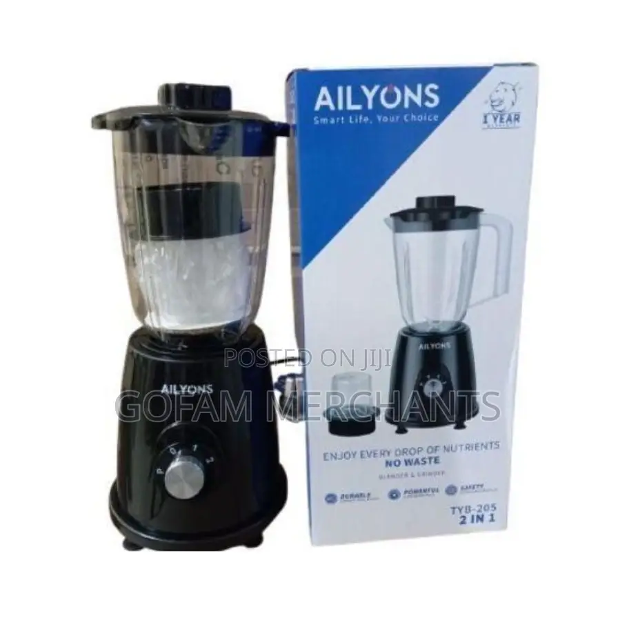 Electronics Ailyons 205 2 in 1 Blender Grinder
