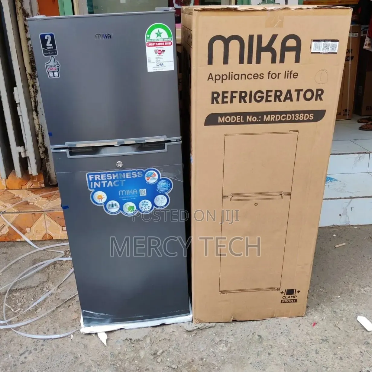 Mika Double Door Refrigerator – Model Mrdcd138ds