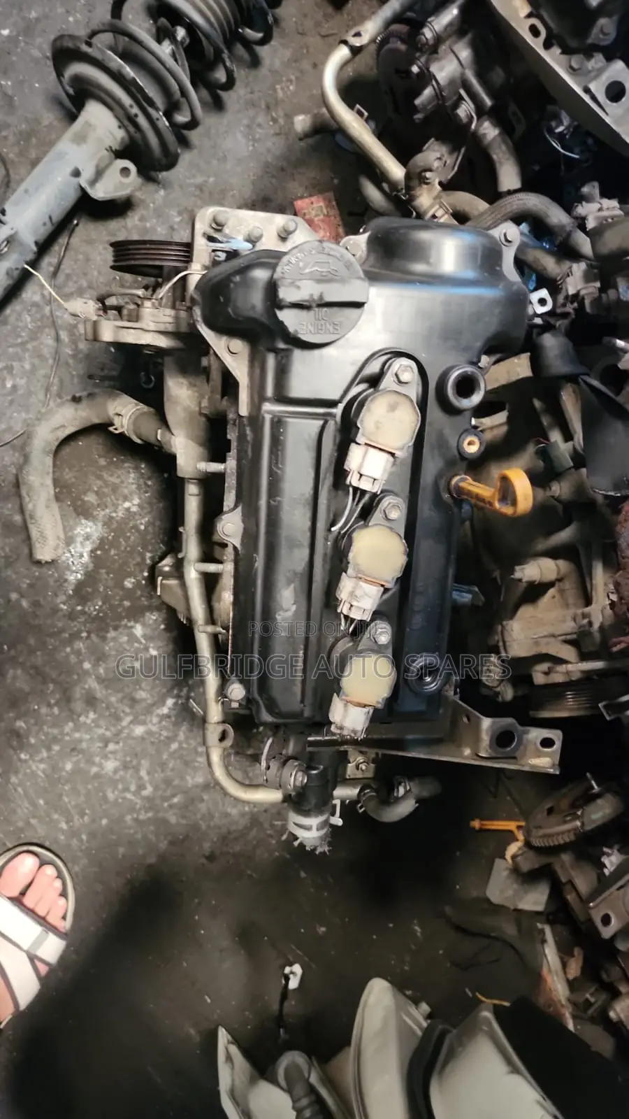 Suzuki K6a Complete Engine With Gearbox