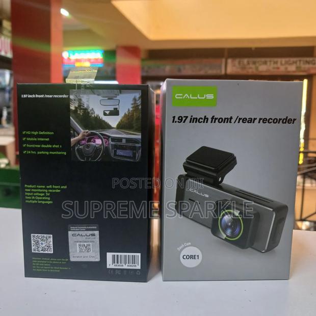 Calus Dashboard Camera (Front and Rear Recording). 1080p Full Hd - main view