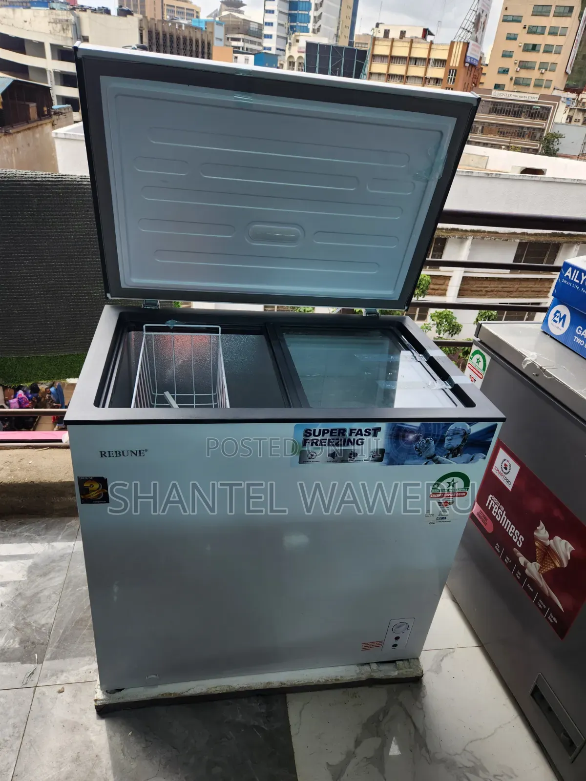 White New Deep Freezer 200litres