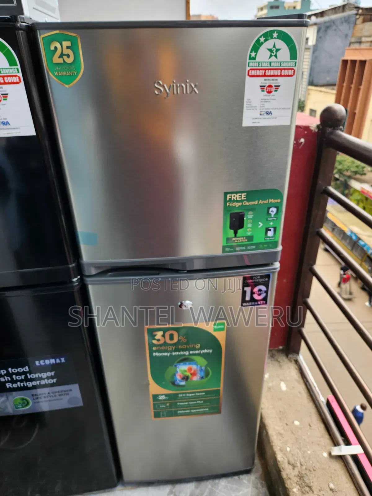 Silver Brand New Syinix 138litres