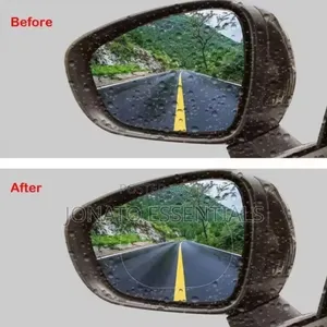 Pair of Car Rearview Mirror Rainproof Film Anti-Fog Waterproof Sticker