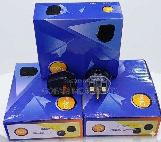13a High Quality Heavy Duty 3pin Top Plug 5 Pieces Pack