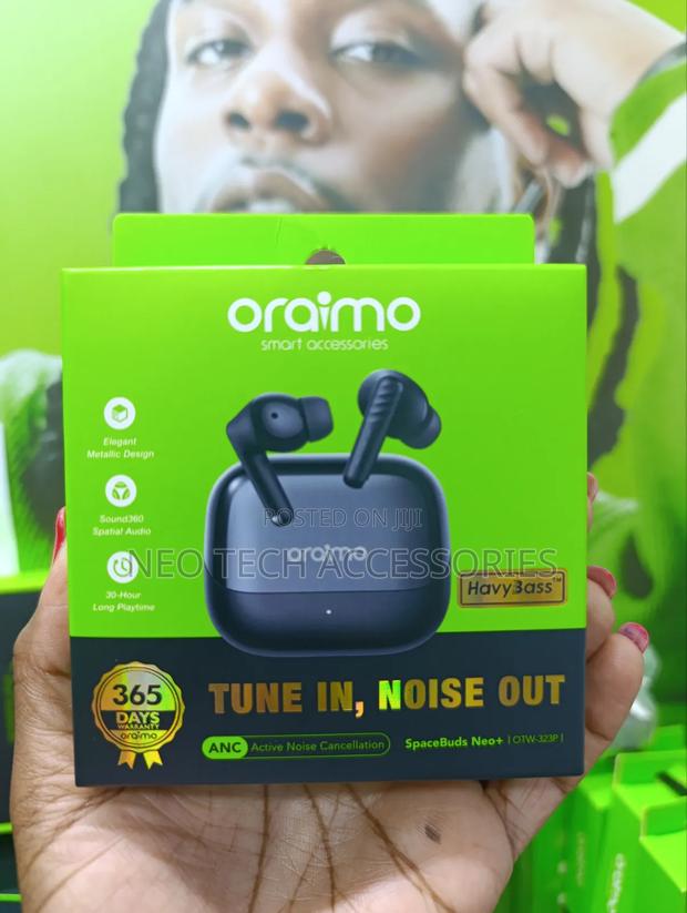 Oraimo Spacebuds Neo+ Anc With Elegant Metallic Design