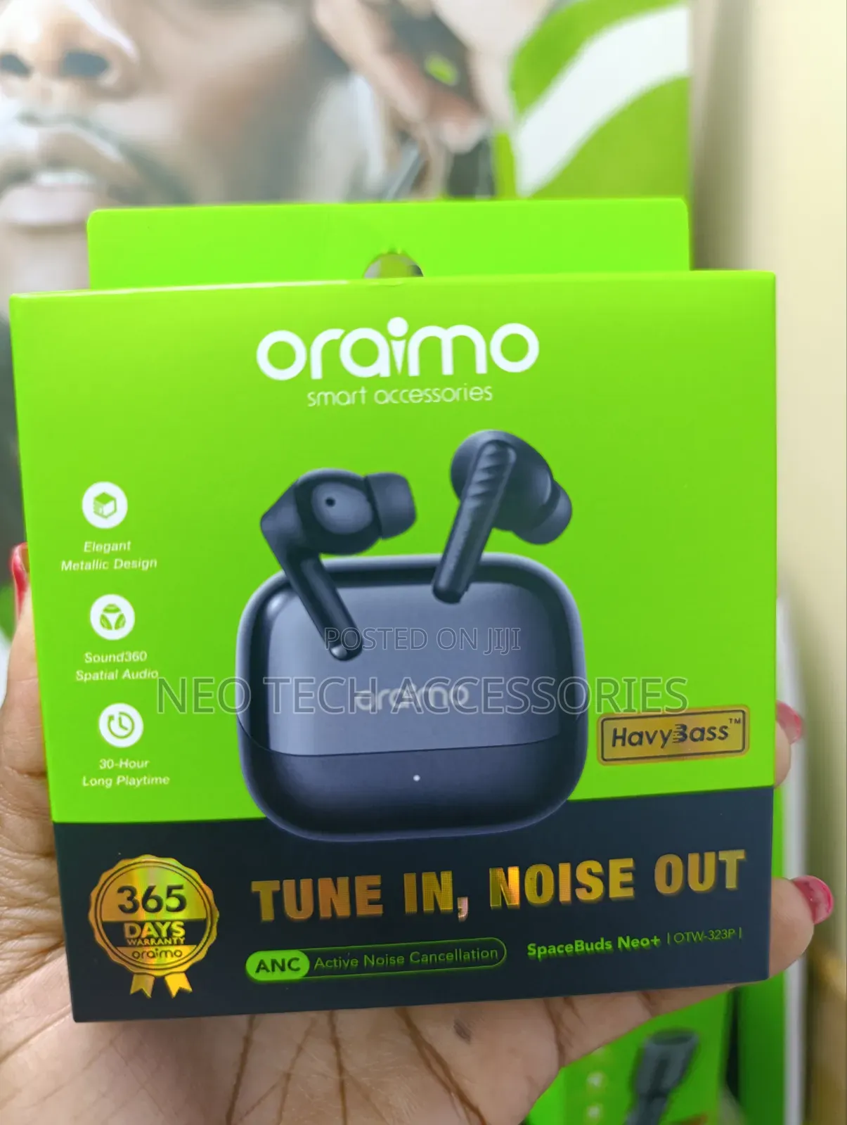 Oraimo Spacebuds Neo+ Anc With Elegant Metallic Design