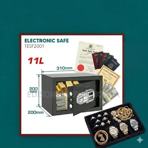 Safe Box Total Electronic Safe 11 L Digital Lock Security Jewelry Cash