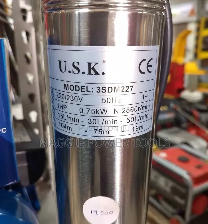 New Usk 1hp Submersible Water Pump/Electric 1hp Submersible Water Pump