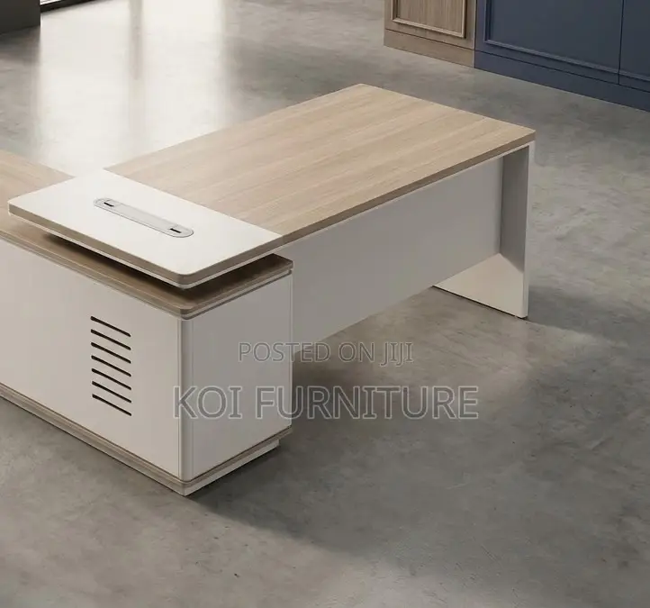 Office Desk; Morgans 1.8m Executive L-Shape Office Desk