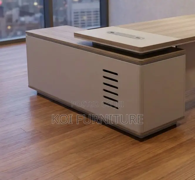 Office Desk; Morgans 1.8m Executive L-Shape Office Desk