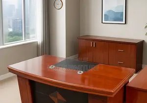 Office Desk; Professional Mahogany Modern 1.6m Executive Office Desk