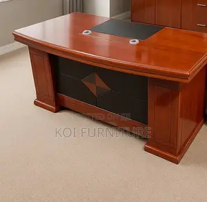 Office Desk; Professional Mahogany Modern 1.6m Executive Office Desk