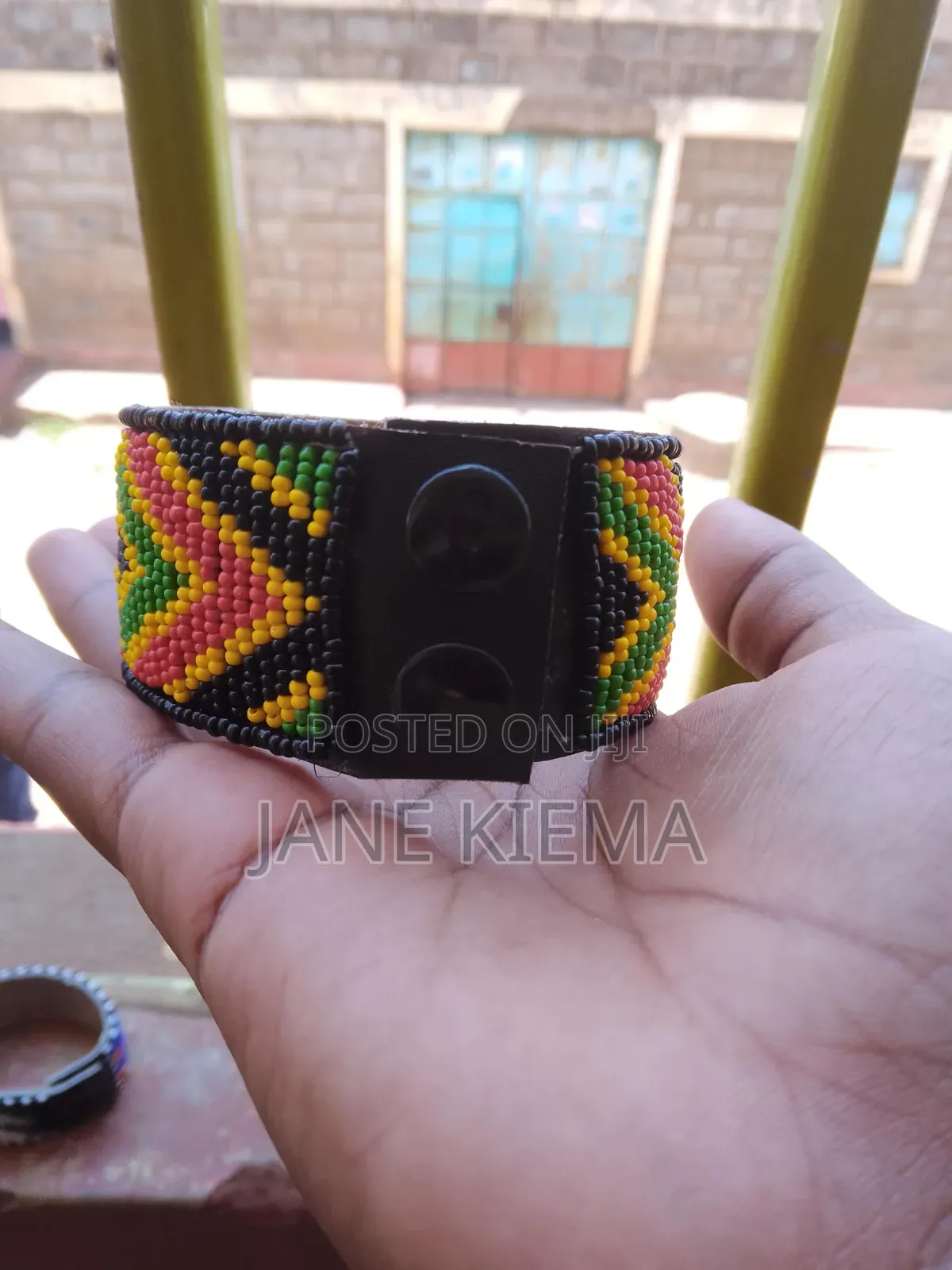 Beaded Leather Bracelet