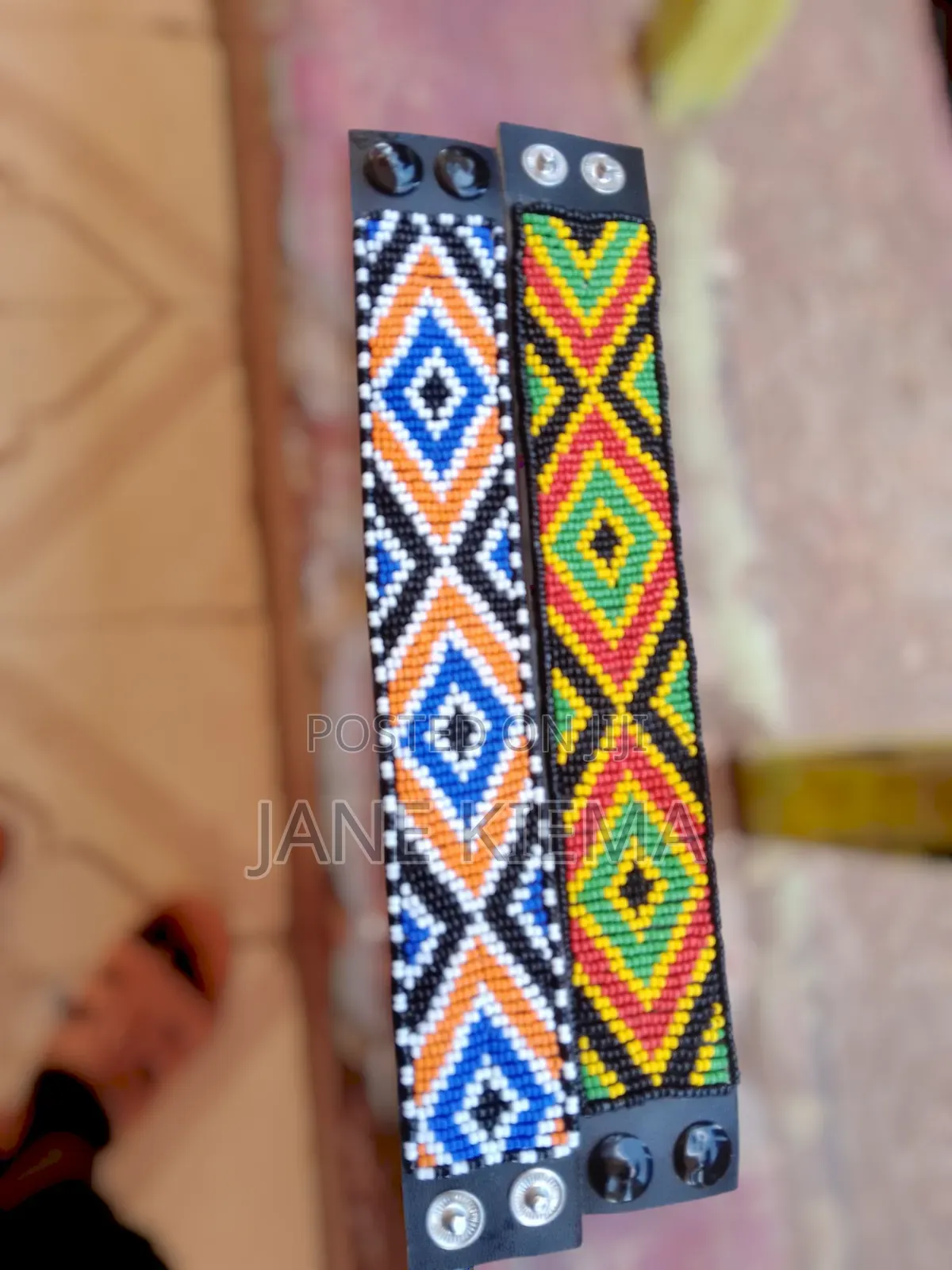 Beaded Leather Bracelet