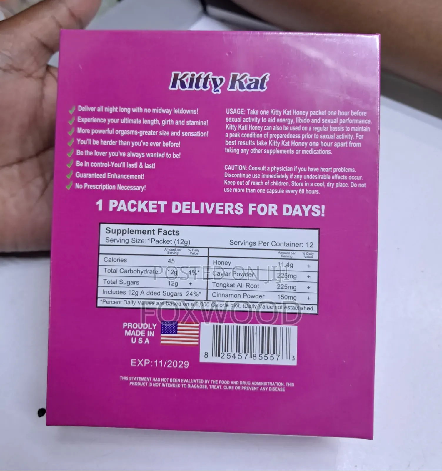 Kitty Kat Honey for Her 12 Sachets