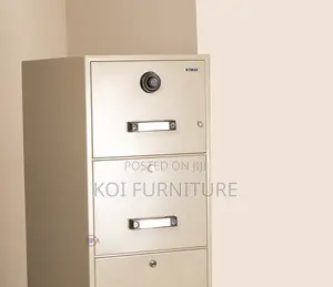 Office Cabinet; Fire Resistant 4 Drawer File Cabinet With With Locks