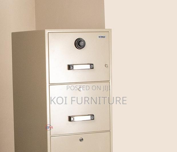 Office Cabinet; Fire Resistant 4 Drawer File Cabinet With With Locks - thumbnail 4