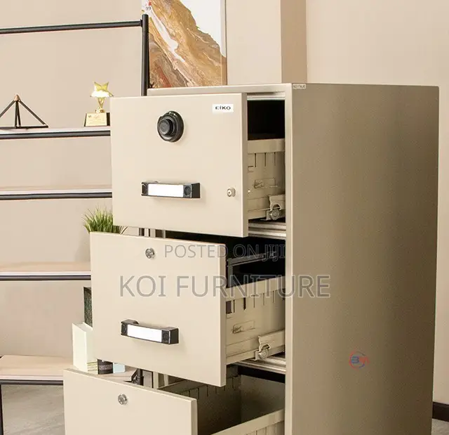 Office Cabinet; Fire Resistant 4 Drawer File Cabinet With With Locks