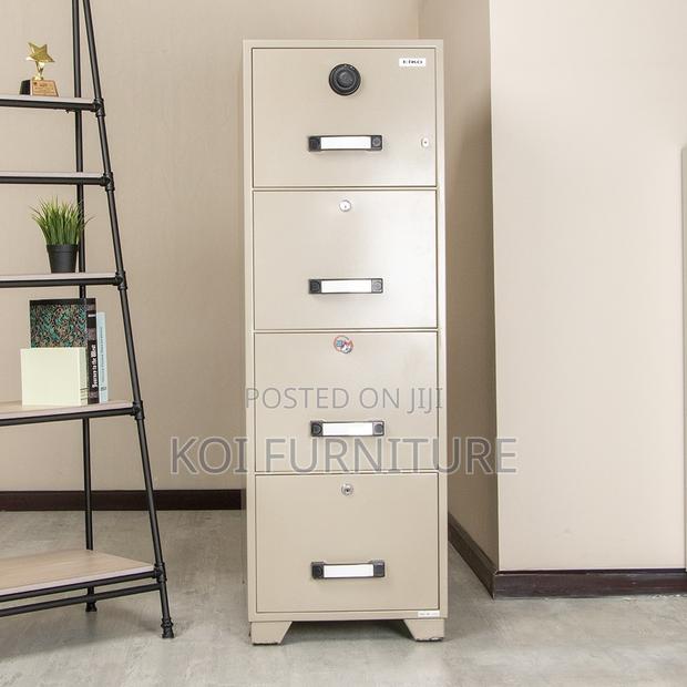 Office Cabinet; Fire Resistant 4 Drawer File Cabinet With With Locks - thumbnail 10