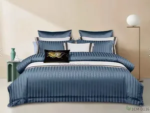 Luxury Smooth Finish Stripe Duvet Set | Classic Bedroom Touch
