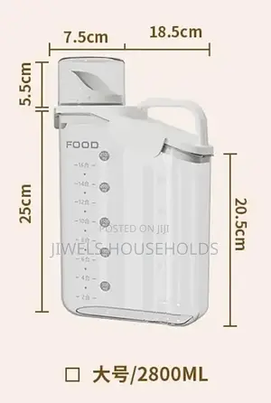 Clear Air Tight Multi-Purpose Fresh Food Container Capacity 3l* *