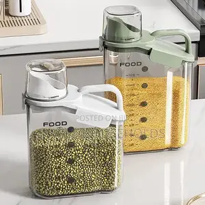 Clear Air Tight Multi-Purpose Fresh Food Container Capacity 3l* *