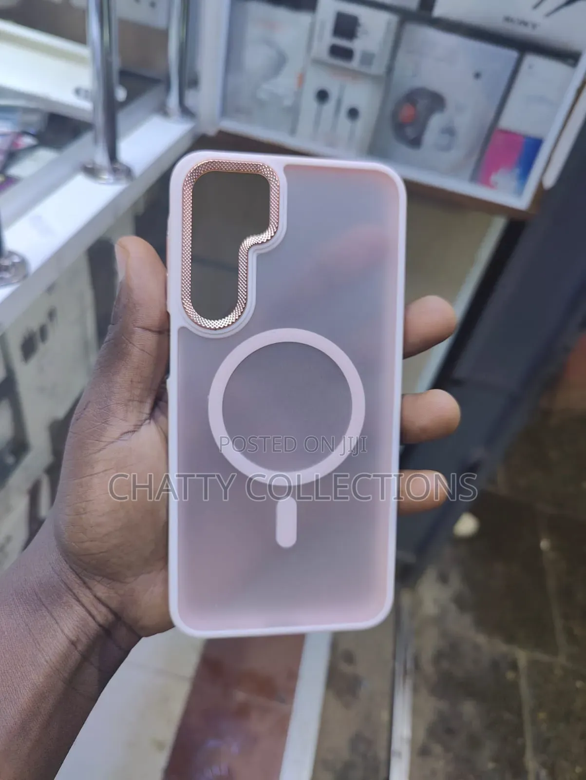 Peach Lsamsung a Series Magsafe Phone Cover / Case With Matter Finish