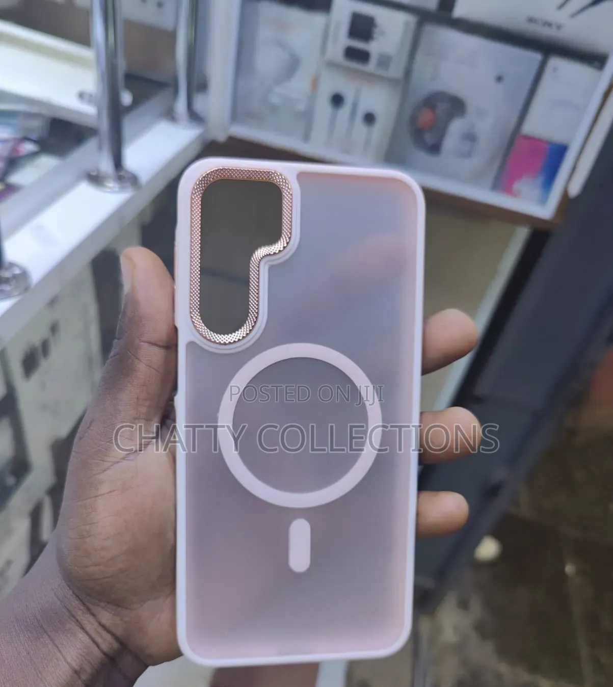 Peach Lsamsung a Series Magsafe Phone Cover / Case With Matter Finish