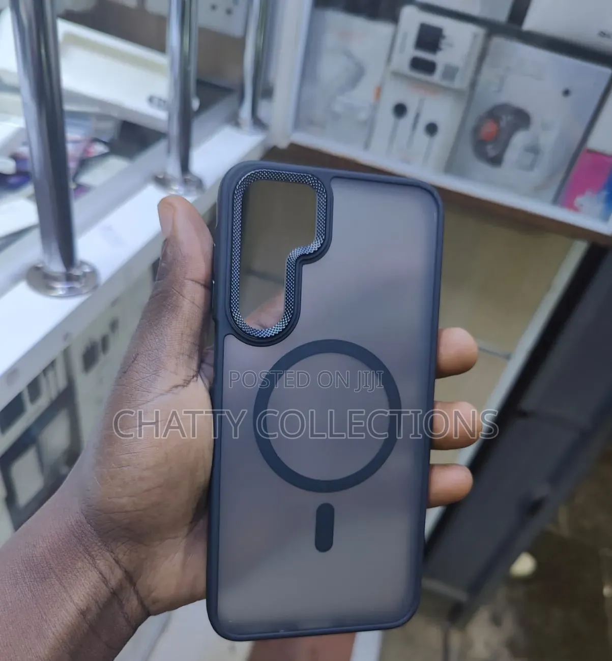 Black Samsung a Series Magsafe Phone Cover / Case With Matter Finish