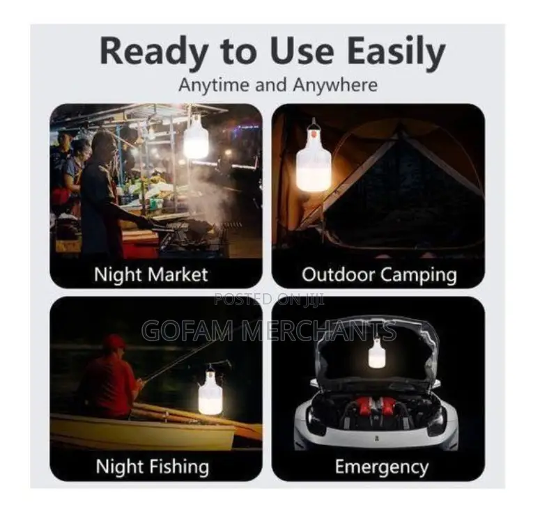 Dp Lights 50w Rechargable Bulbs