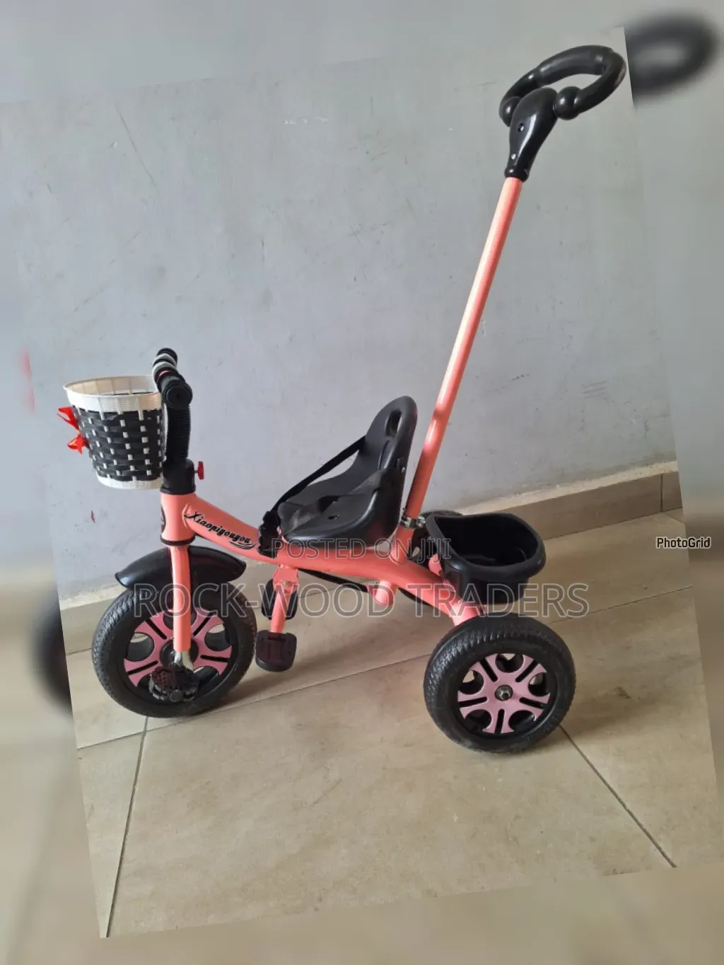 Trycle With Push Handle