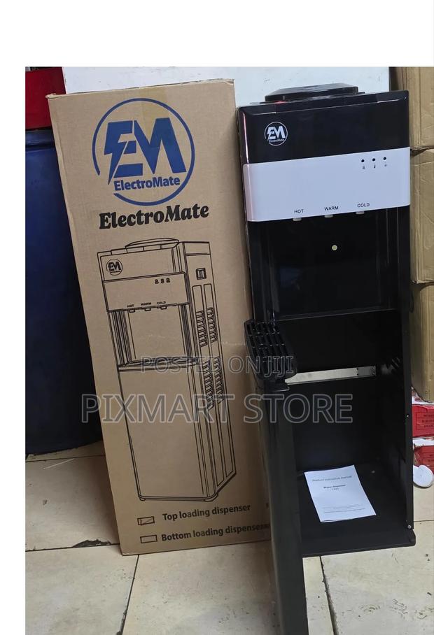 Electromate Top Load Water Dispenser 3 Tap Hot Cold Normal