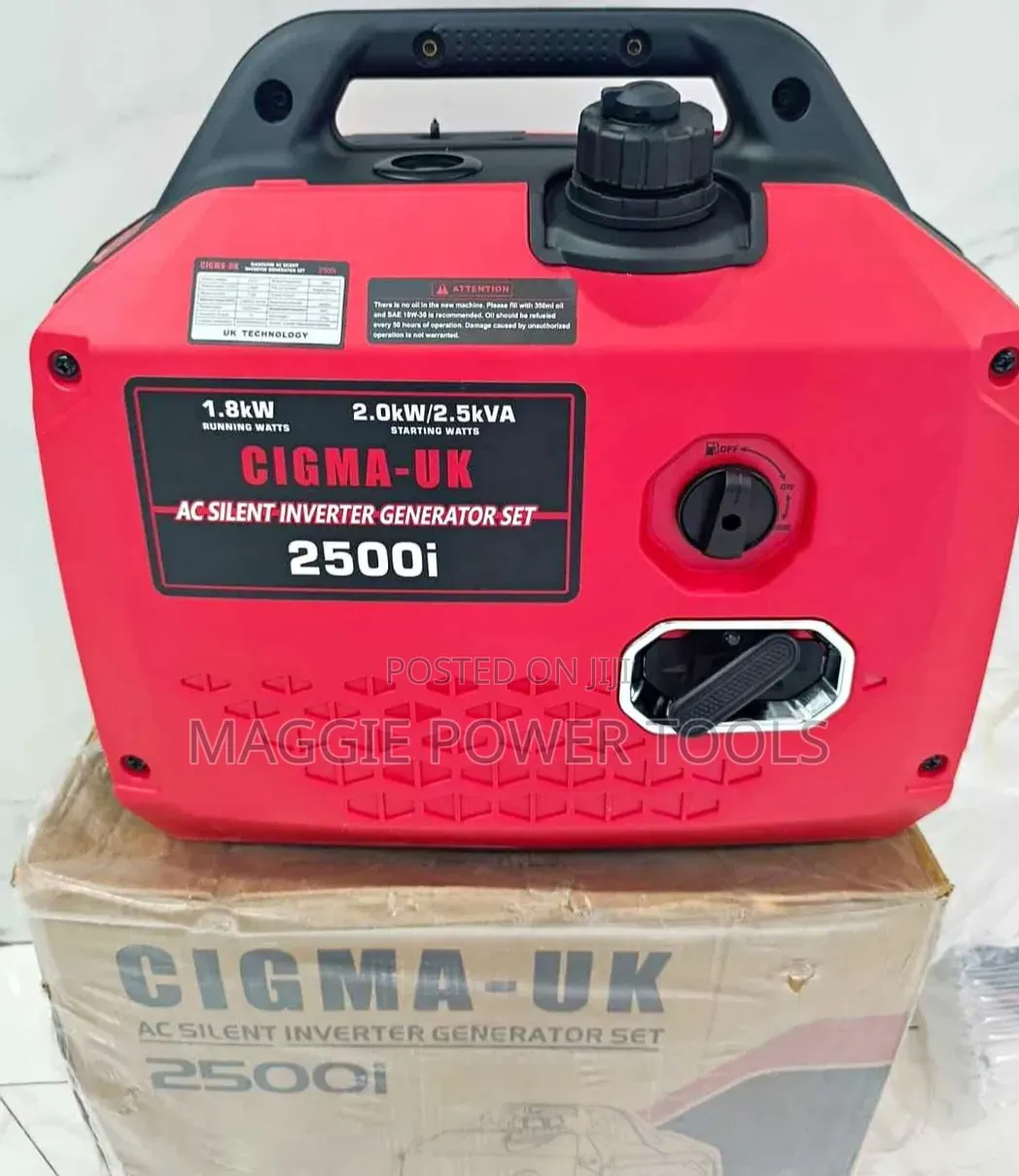 Cigma Uk Super Silent Inverter Generator 2.5kva