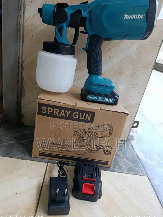 36v Makita Cordless Rechargeable Spraypaint/ Cordless Paint Sprayer